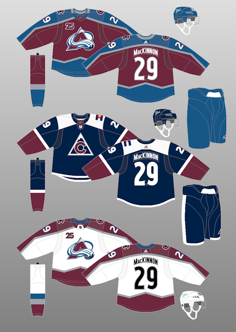 Colorado Avalanche 2001-07 - The (unofficial) NHL Uniform Database