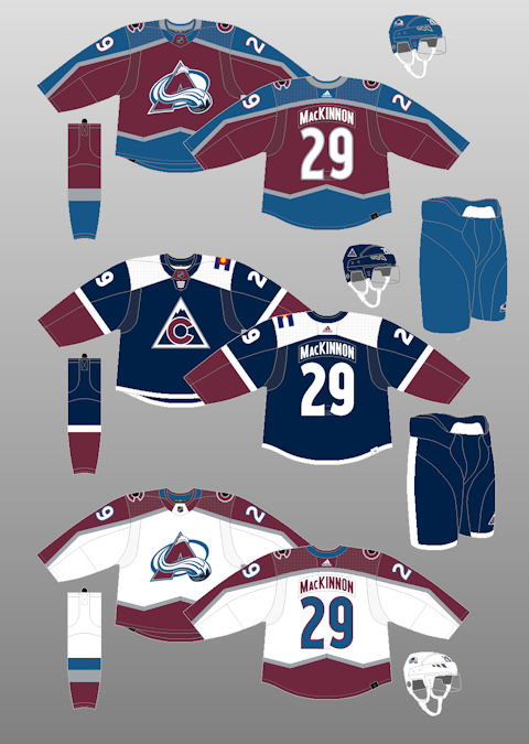 Colorado Avalanche 2021 Reverse Retro - The (unofficial) NHL Uniform  Database