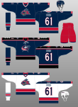 old columbus blue jackets jersey