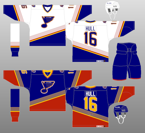 st louis blues jersey number history