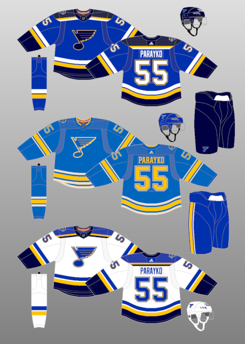 st louis blues uniforms 2019
