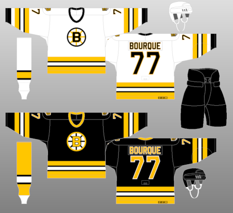 bruins logo history. The large bear logo on the