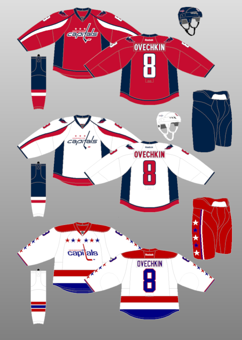 washington capitals uniform