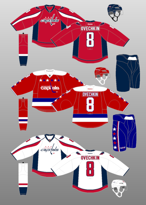 washington capitals uniform