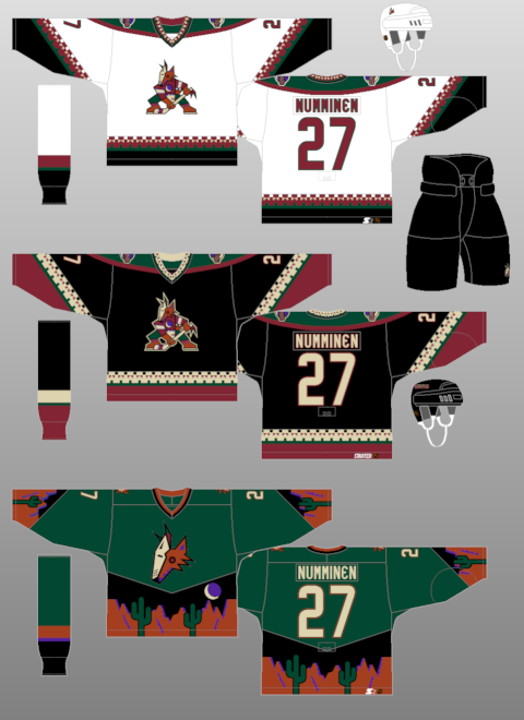green coyotes jersey