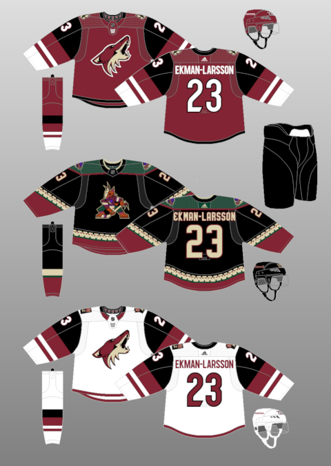 arizona coyotes new uniforms