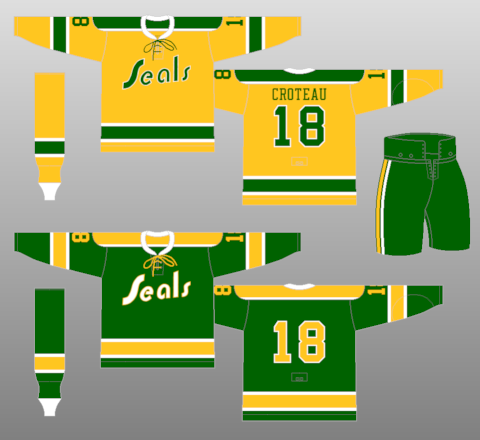 california golden seals jersey history