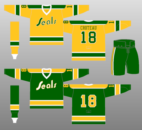 Z89Design on X: Oakland Seals concepts! I'm introducing another unique  color scheme - dark green, yellow, and seafoam green. I like how it echoes  the A's (one of my favorite looks in
