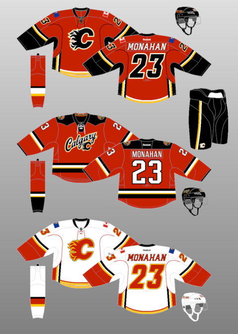 nhl flames jersey