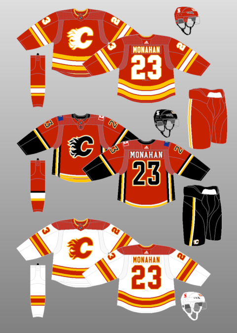 nhl flames jersey