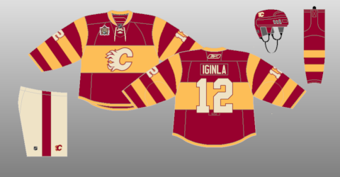 Calgary Flames Modern Retro Jersey Concept : r/CalgaryFlames