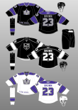 la kings jersey history