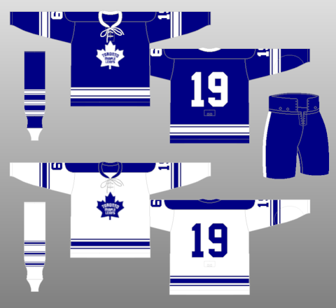 leafs jersey history