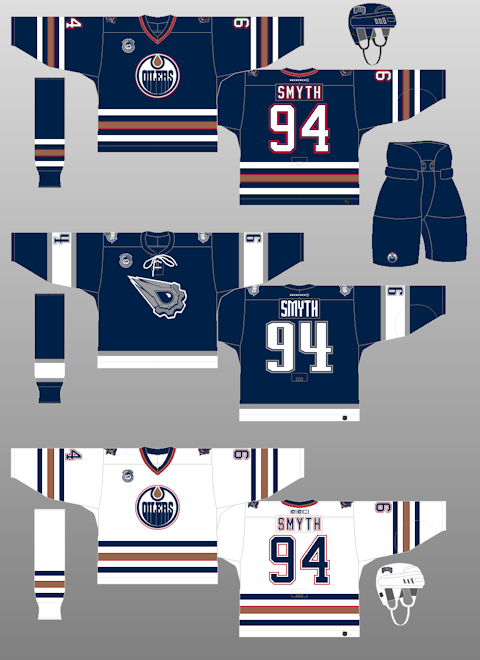 oilers jersey history