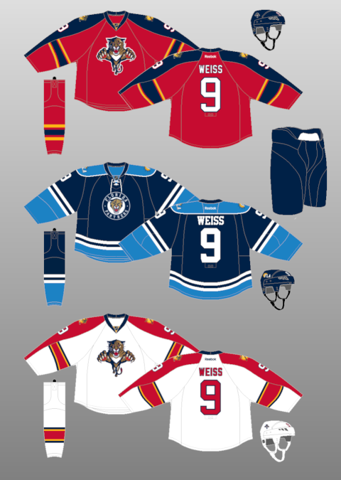 florida panthers uniforms