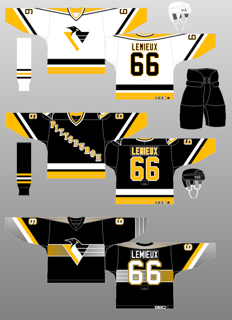 pittsburgh penguins uniforms