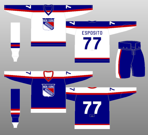 nyr jersey history