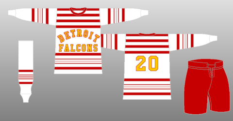 detroit falcons hockey jersey