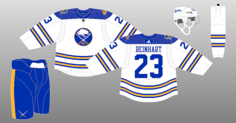 Sabres' reverse retro jersey a 'fun sidebar' to franchise's uniform history