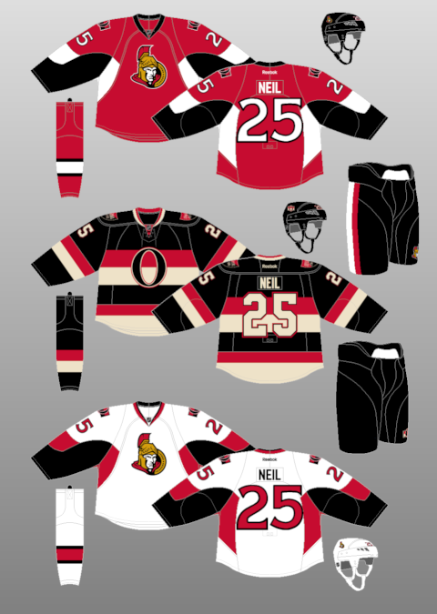 ottawa senators new uniforms