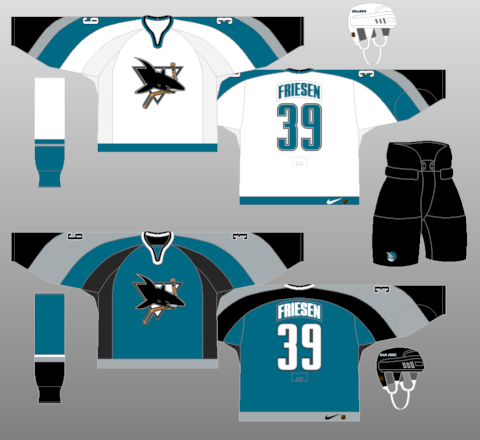 san jose sharks old jersey