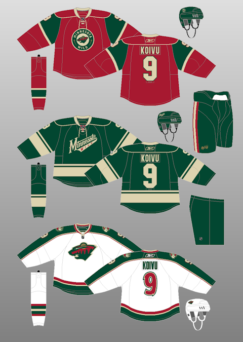 minnesota wild white jersey