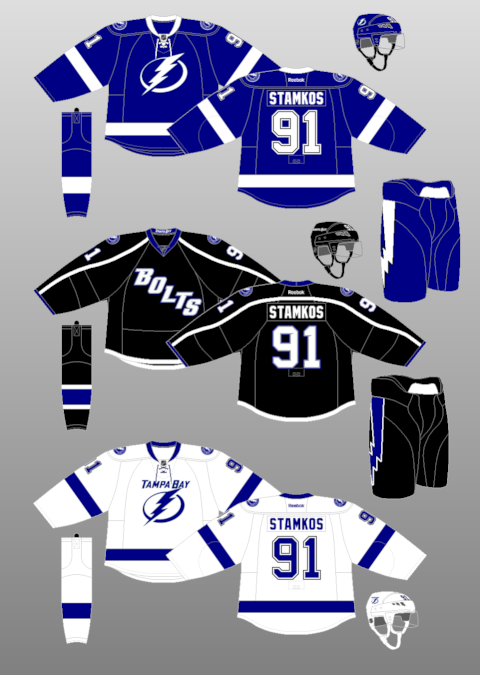 Tampa Bay Lightning 2014-17 - The (unofficial) NHL Uniform Database